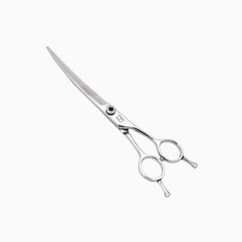 [Hasung] COBALT SK-V-750 Curve Scissors 7.5 Inch, For Beauty, Stainless Steel _ Made in KOREA 
